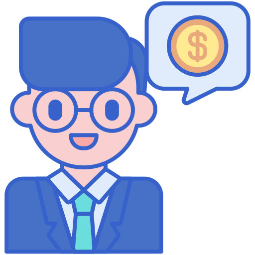 conseiller financier Icône gratuit conseiller financier Icône gratuit