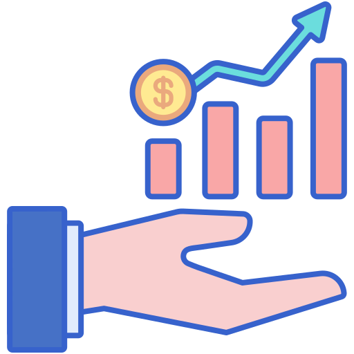 ingresos icono gratis