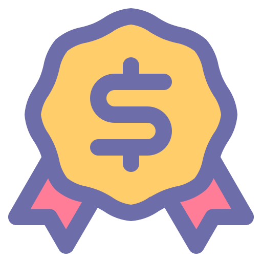 Badge Generic Outline Color icon