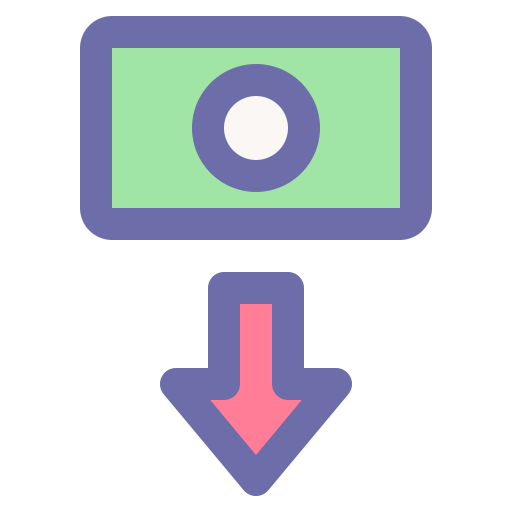 pérdidas icono gratis