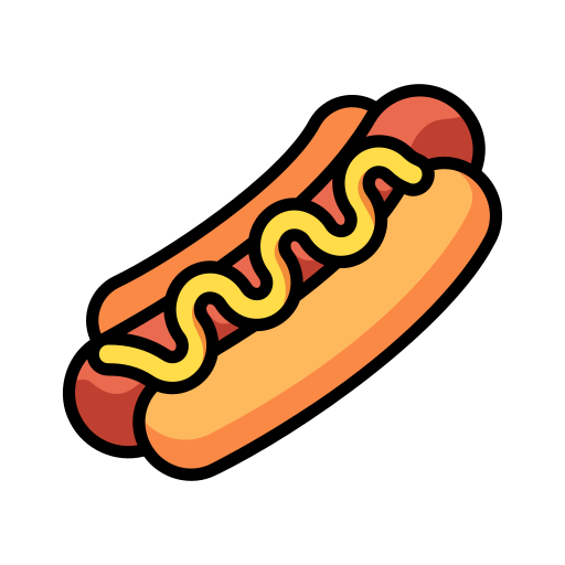 Hot dog Generic Outline Color icon