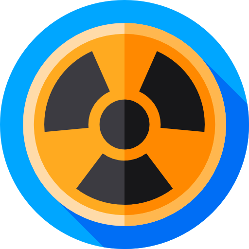 Nuclear Flat Circular Flat icon