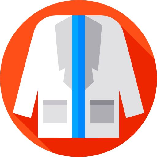 Lab coat free icon