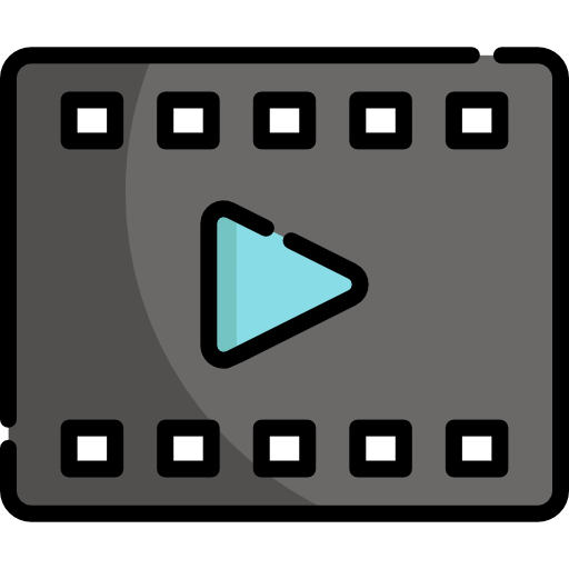 reproductor de video icono gratis