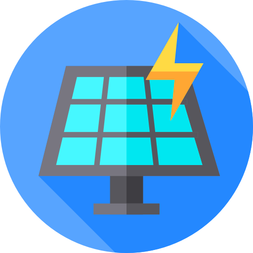 panel solar icono gratis