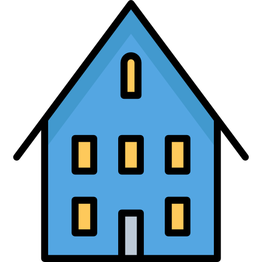 bungalow icono gratis