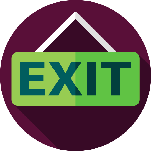 Exit - Free signs icons