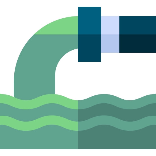 la contaminación del agua icono gratis