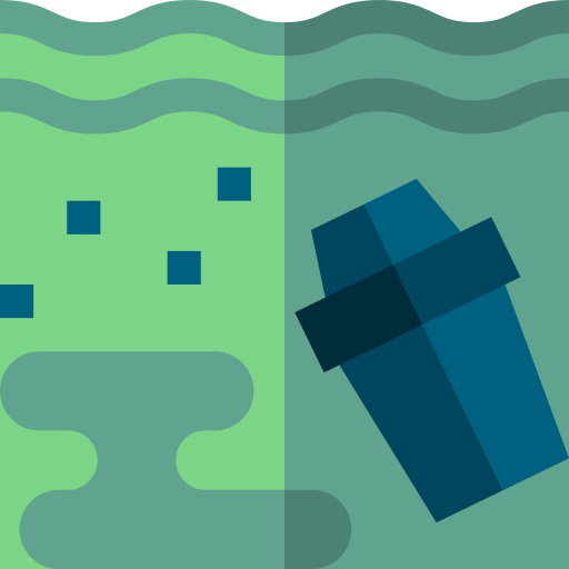 la contaminación del agua icono gratis