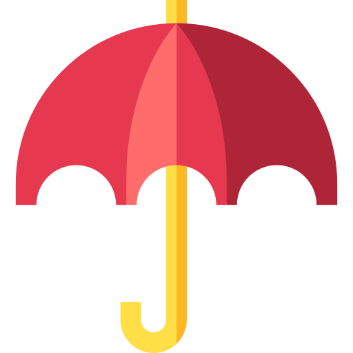 Umbrella Basic Straight Flat icon