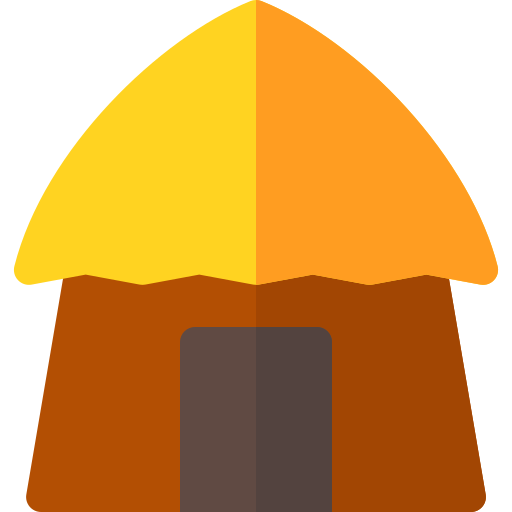 Hut Basic Rounded Flat icon