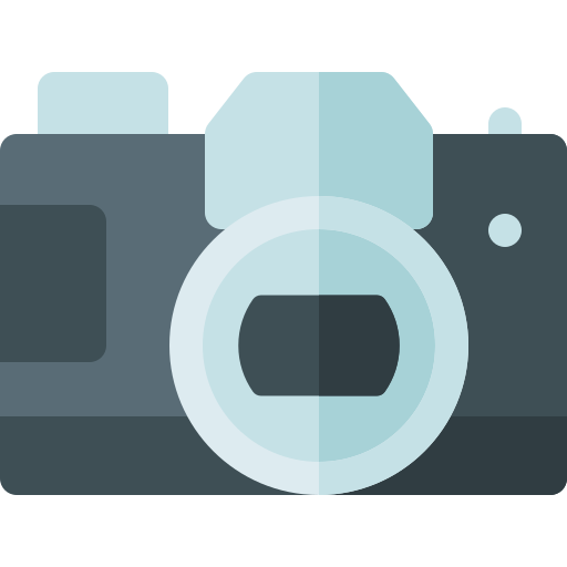 Mirrorless Basic Rounded Flat icon