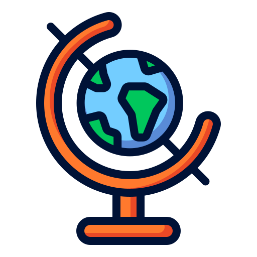 geografía icono gratis