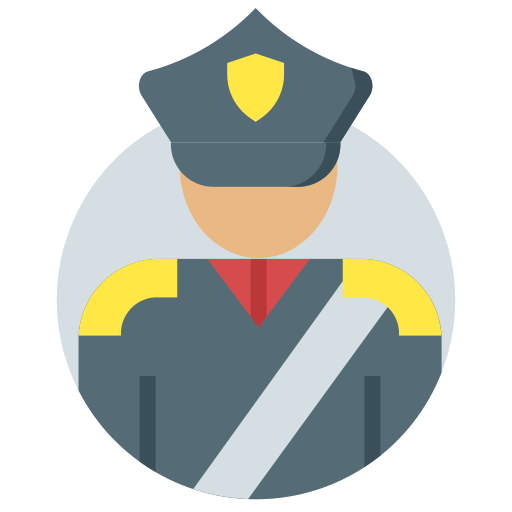 policía icono gratis