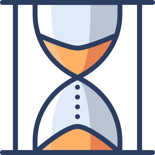 reloj de arena icono gratis