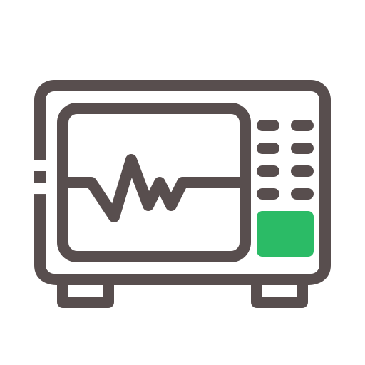 monitor de electrocardiograma icono gratis