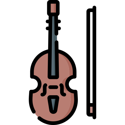 violín icono gratis