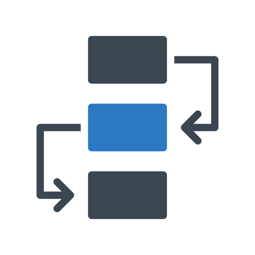 Flow chart - free icon