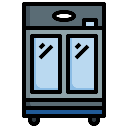 Refrigerator free icon Refrigerator free icon