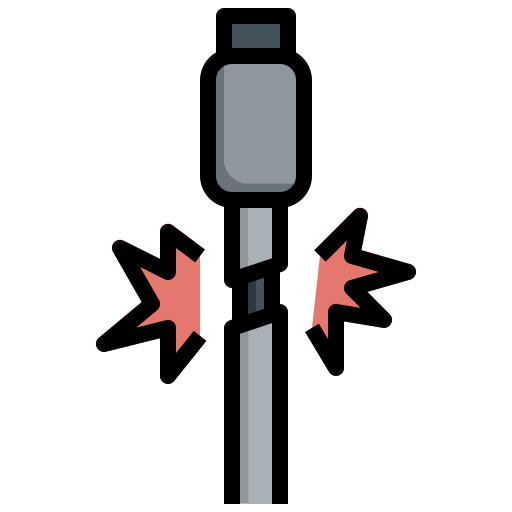 cable telefónico icono gratis