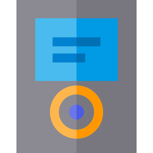 reproductor de mp3 icono gratis