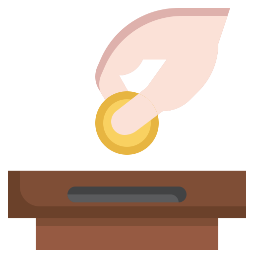 Пожертвование бесплатно иконка