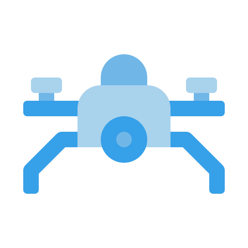 entrega de drones icono gratis