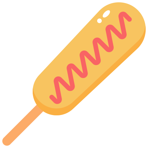 corndog icono gratis