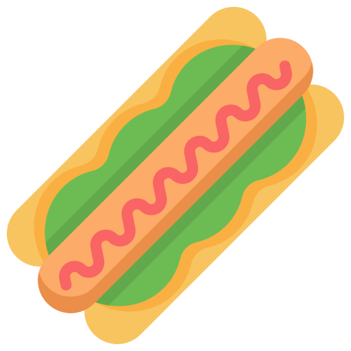 hot dog icono gratis