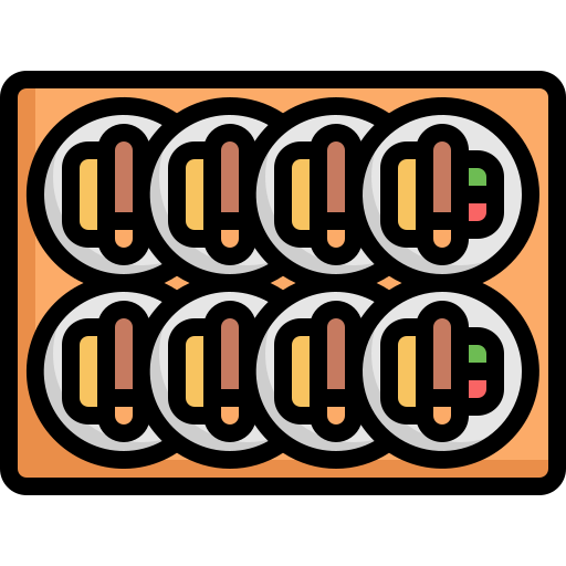 Gimbap Generic Outline Color icon