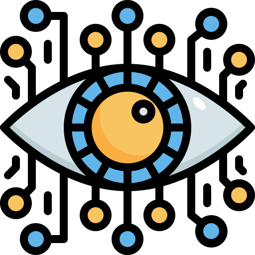 Eye Generic Outline Color icon