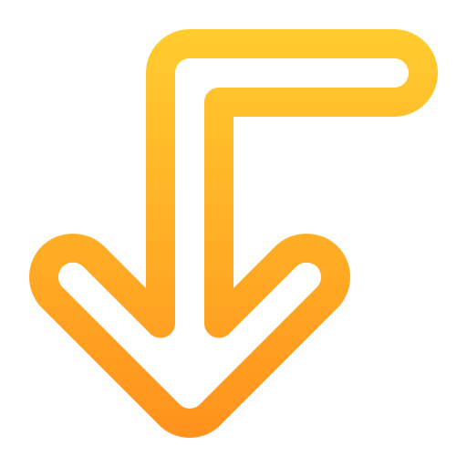 flecha hacia abajo icono gratis