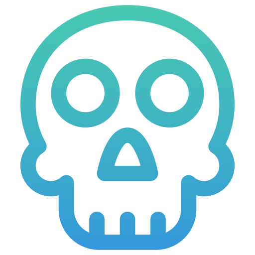 Skull Generic Gradient icon