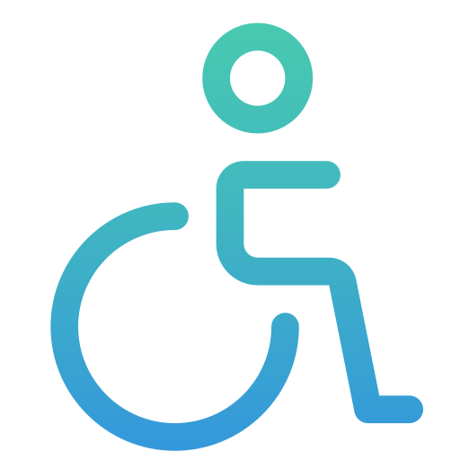 Wheelchair - free icon