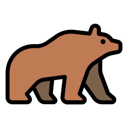 Grizzly bear - free icon