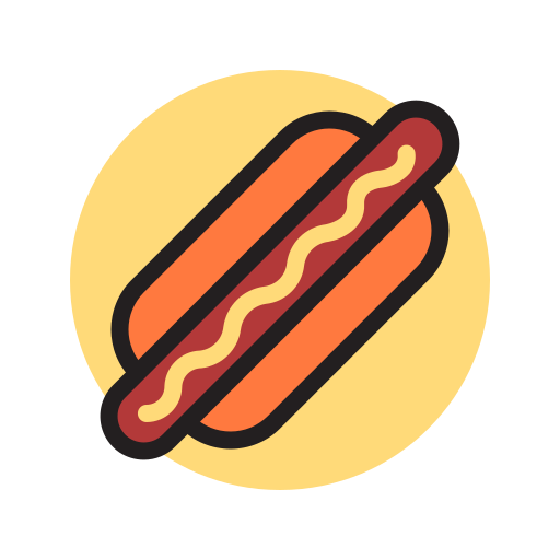 hot dog icono gratis