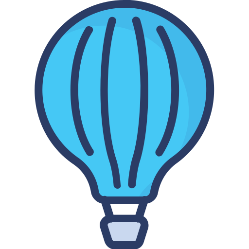 globo aerostático icono gratis