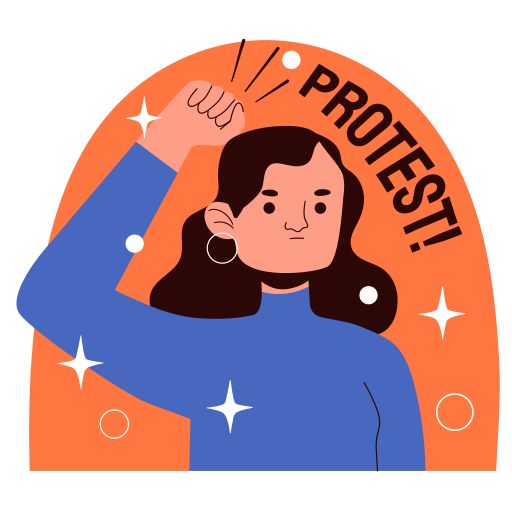 protesta gratis sticker