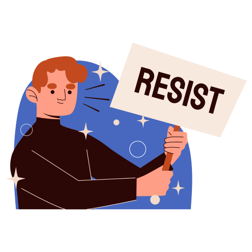 Protest free sticker Protest free sticker