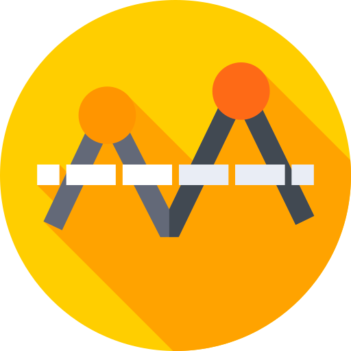 Average Flat Circular Flat icon