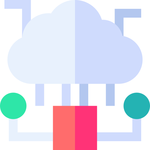 sincronización en la nube icono gratis
