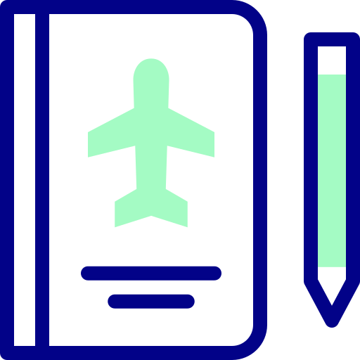 diário de viagem grátis ícone