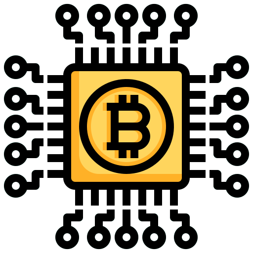 Bitcoin Surang Lineal Color icon