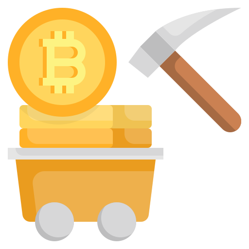 minería bitcoin icono gratis