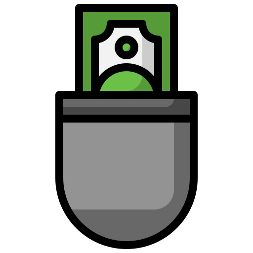 bolsillo icono gratis