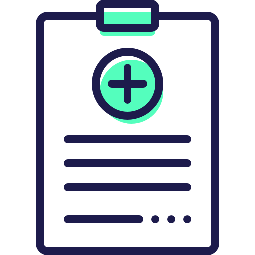 relatório médico grátis ícone