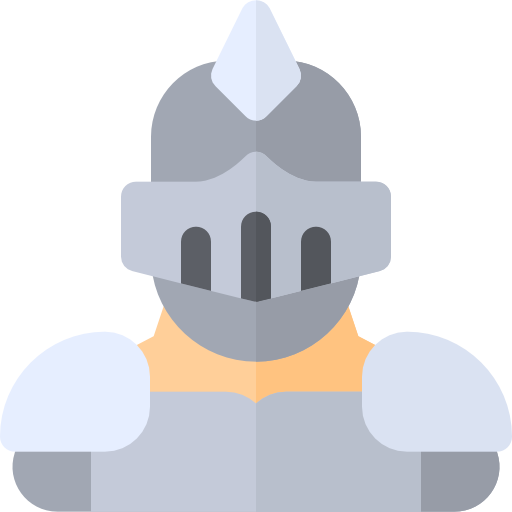 Knight Basic Rounded Flat icon