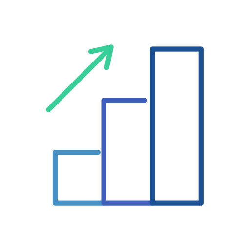 gráfico de barras icono gratis