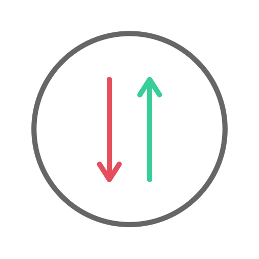 pfeil nach oben und unten kostenlos Icon pfeil nach oben und unten kostenlos Icon