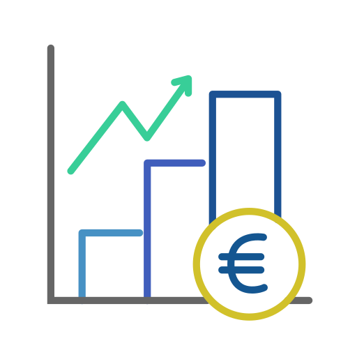 gráfico de barras icono gratis